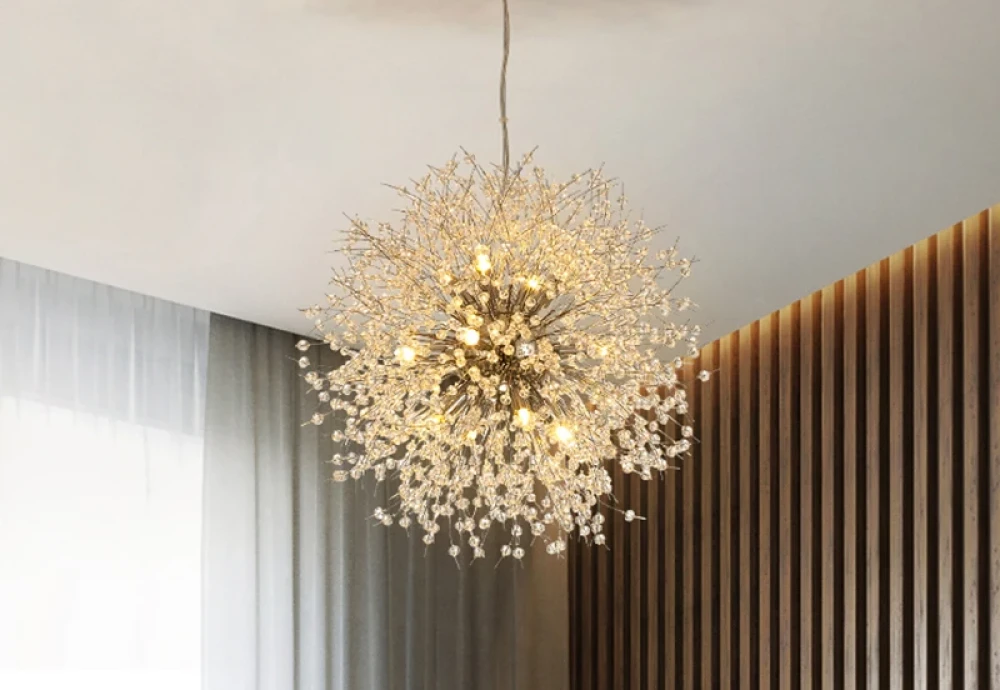 modern globe chandelier